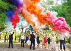 Цветной дым для свадьбы в Новороссийске