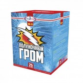 Полуночный гром 25 х 0,8" - Салюты и фейерверки на 25 залпов заказать в Новороссийске